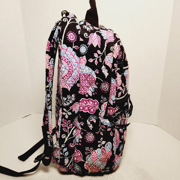 Vera Bradley Alpine Floral Campus Backpack Retired Embroidered Book Bag READ main image 4